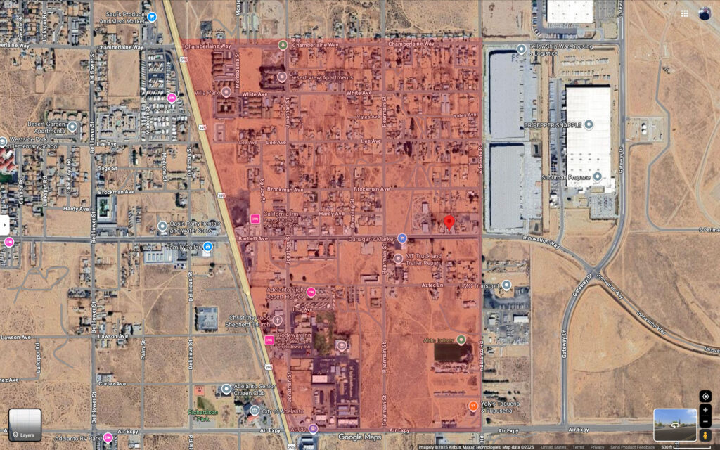 Adelanto-Love-Movement-Boundary-Map